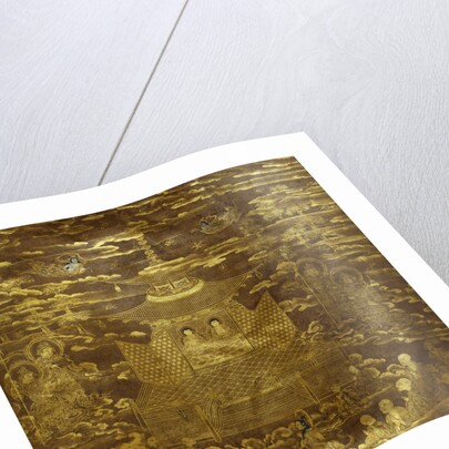 Detail of a Heian Period Painting Depicting the Lotus Sutra by Anonymous