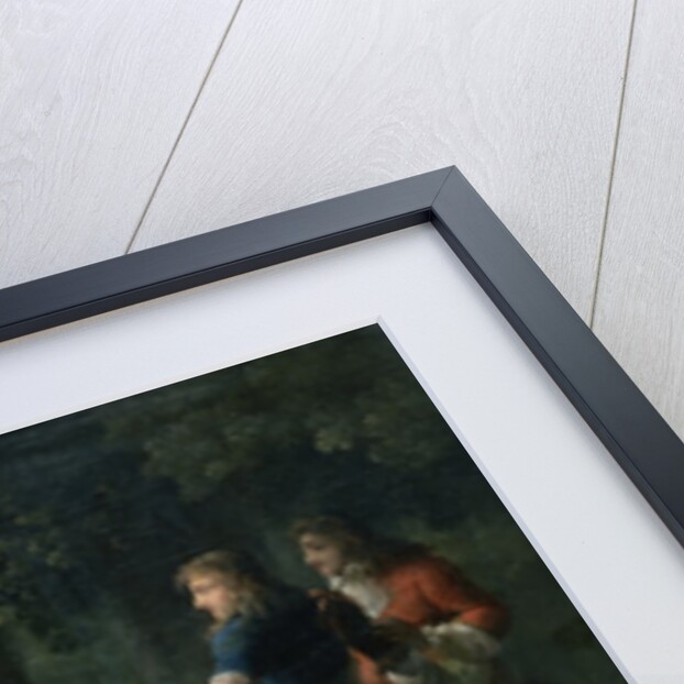 Louis XIV of France Declaring His Love for Louise de la Valliere by Jean Frederic Schall