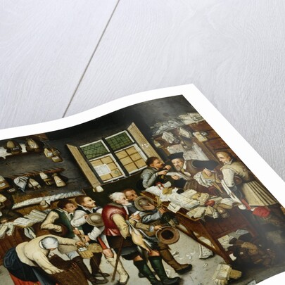 Peasants Paying Tithes by School of Pieter Brueghel the Younger