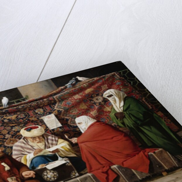 A Turkish Notary Drawing Up a Marriage Contract by Martinus Rorbye