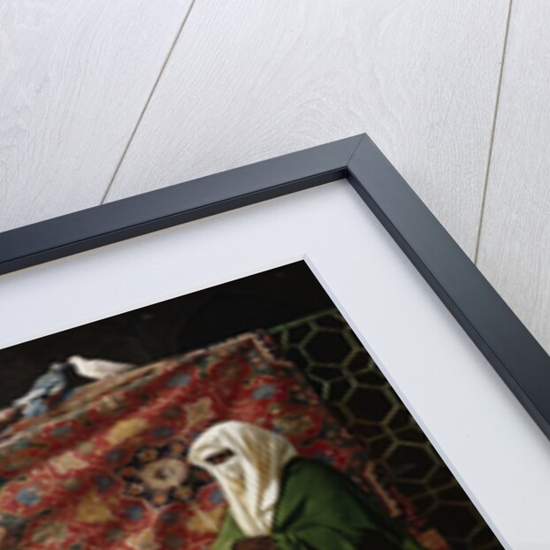 A Turkish Notary Drawing Up a Marriage Contract by Martinus Rorbye