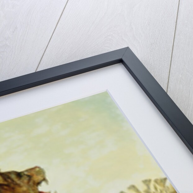 A Lion in a Jungle Landscape by William Huggins