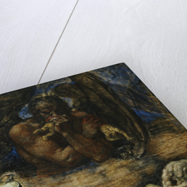 Dante and Virgil Encounter Lucifer in Hell by Henry John Stock