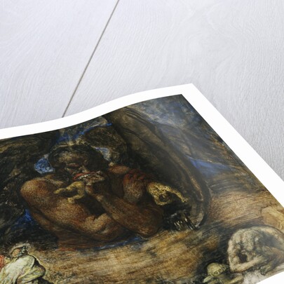 Dante and Virgil Encounter Lucifer in Hell by Henry John Stock