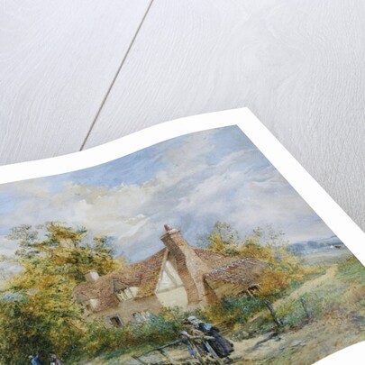 Witley Common, Surrey (Artist's House) by Myles Birket Foster