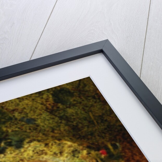 A Primrose and Birds Nest on a Mossy Bank by Oliver Clare