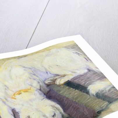 Dog Lying Down (Dog Portrait) by Franz Marc