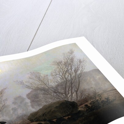 Walk at Dusk by Caspar David Friedrich