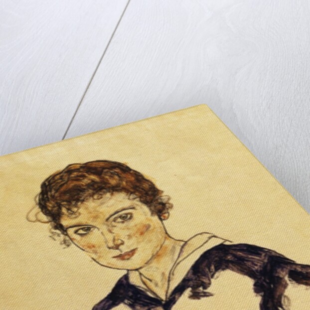 Portrait of Miss Toni Rieger by Egon Schiele