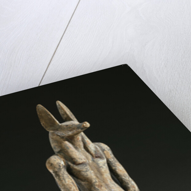 Egyptian New Kingdom Statue of Anubis by Anonymous