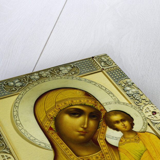 Russian Icon of The Virgin Kazanskaya by Dmitrii Smirnov