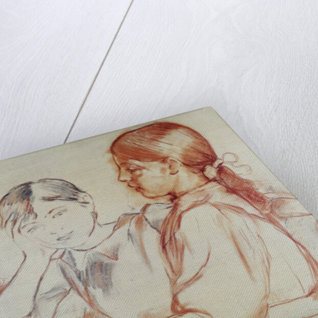 Julie Manet and Jeannie Gobillard at the Piano by Berthe Morisot