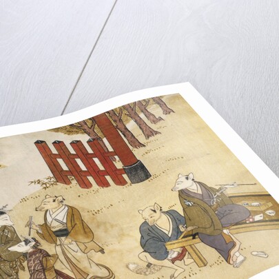 Kitsune no Yomeiri - The Fox's Wedding Series Print by Tachibana Minko