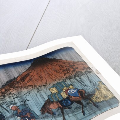 Oiwake, from the Series The Sixty-Nine Stations of the Kiso Highway by Eisen