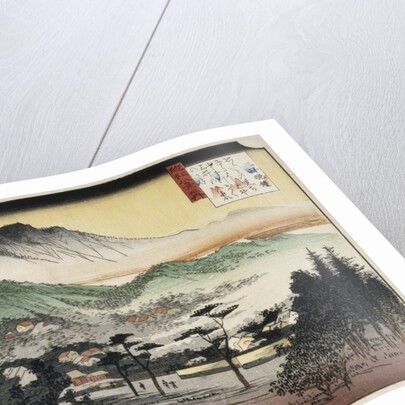 Evening Bell at Miidera, from the Series Eight Views of Lake Biwa by Utagawa Hiroshige