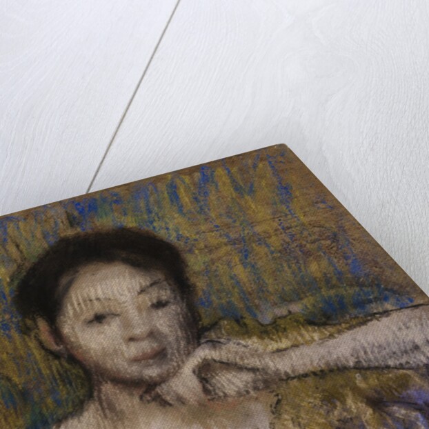 Bust of a Woman, with Chin Resting on Left Hand by Edgar Degas