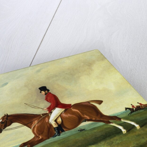 Portrait of George Payne of Sulby on His Chestnut Hunter, "The Clipper" with the Pytchley at Full Cry by John Ferneley