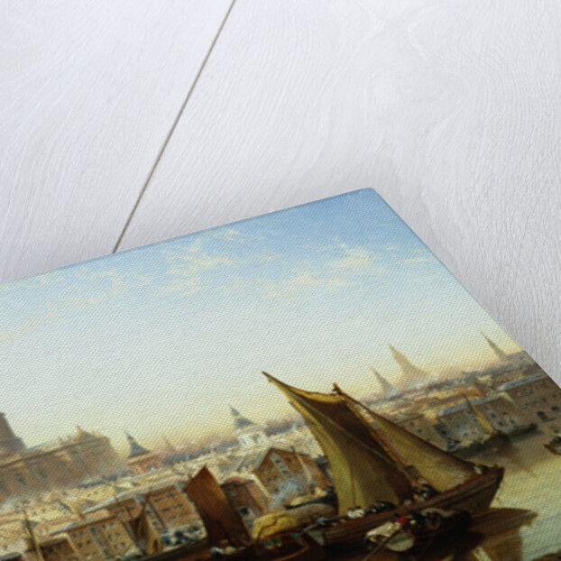 A View of St. Paul's Cathedral from the River Thames by Anonymous