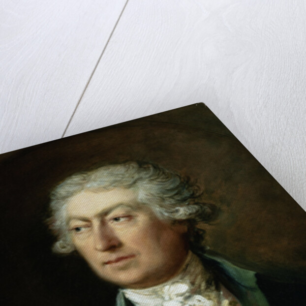 Portrait of the Artist, Bust Length in a Green Coat and White Stock by Thomas Gainsborough