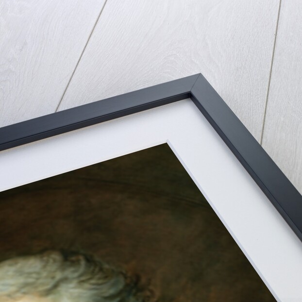 Portrait of the Artist, Bust Length in a Green Coat and White Stock by Thomas Gainsborough