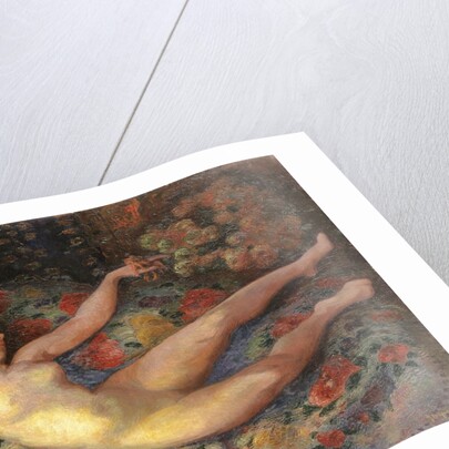 Nude with the Blue Lamp by Felix Bracquemond