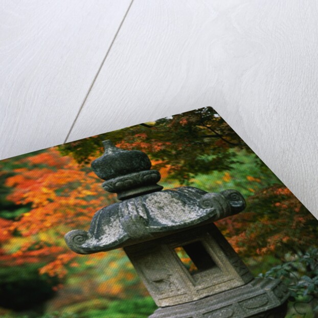 Stone Lantern in the Japanese Tea Garden at the University of Washington Arboretum by Anonymous