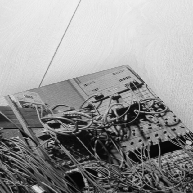 Cables on Early Computer by Anonymous