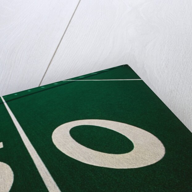 50-Yard Line of Football Field by Anonymous