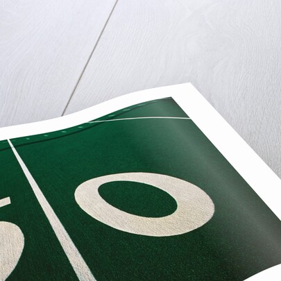 50-Yard Line of Football Field by Anonymous