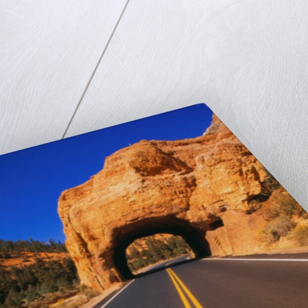 Highway Passing Through a Hill by Anonymous