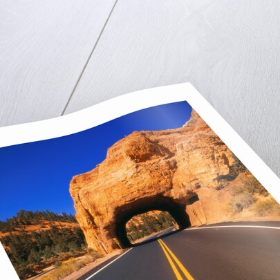 Highway Passing Through a Hill by Anonymous