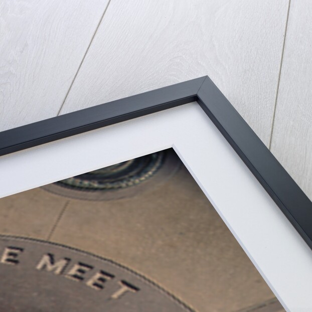 Tourist Standing on Four Corners Monument by Anonymous