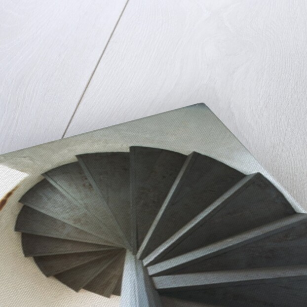 Spiral Staircase Inside Lighthouse by Anonymous