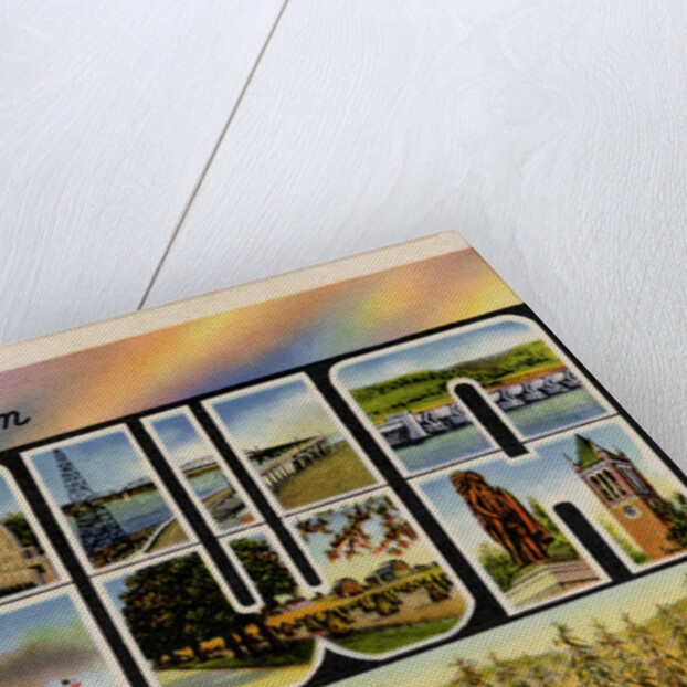 Greetings from Iowa Postcard by Anonymous