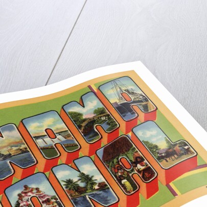 Greeting Card from the Panama Canal by Anonymous