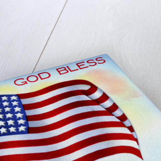 God Bless America Postcard by Anonymous