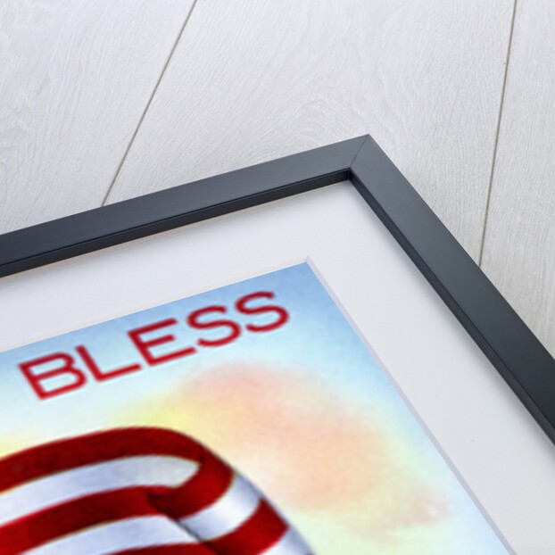 God Bless America Postcard by Anonymous