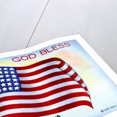 God Bless America Postcard by Anonymous