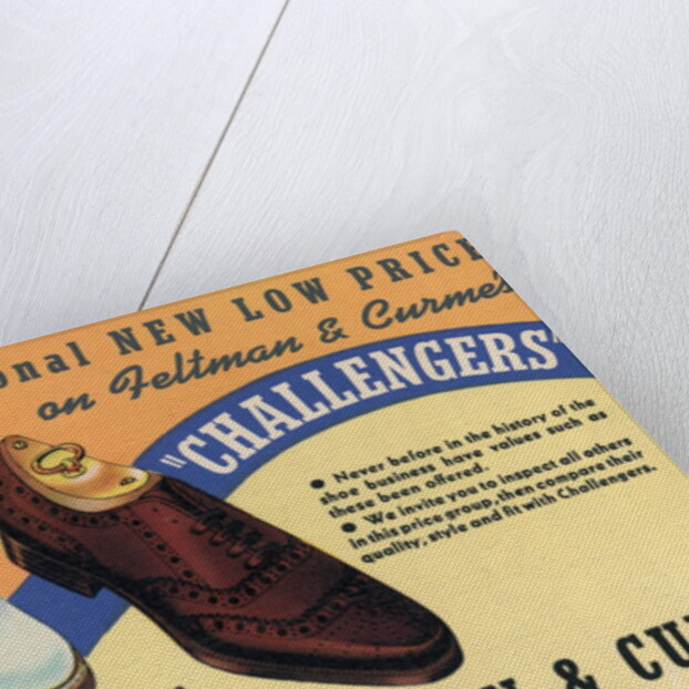 Advertisement for Feltman & Curme Shoes by Anonymous