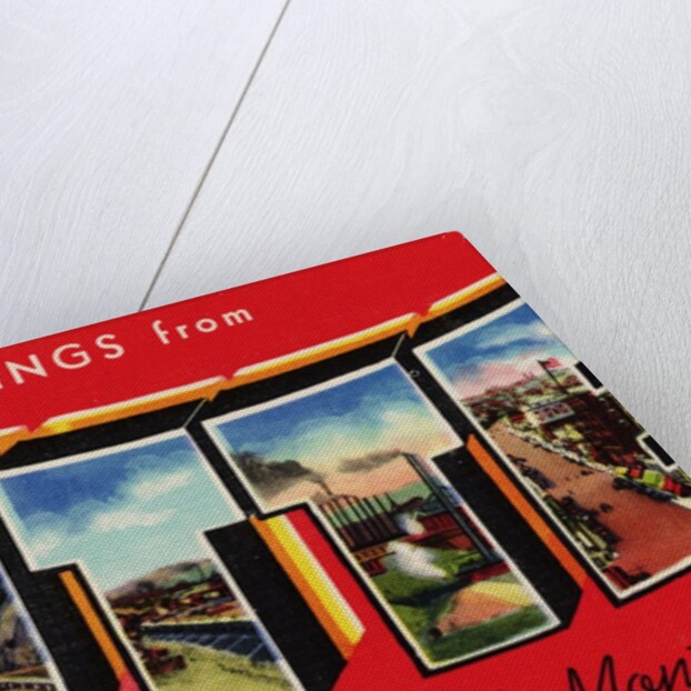 Greeting Card from Butte, Montana by Anonymous