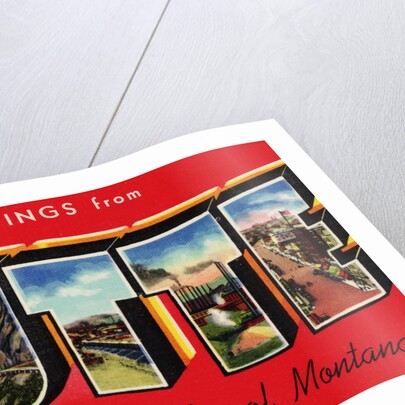 Greeting Card from Butte, Montana by Anonymous