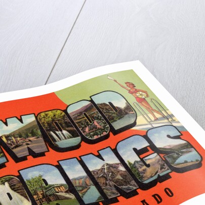 Greeting Card from Glenwood Springs, Colorado by Anonymous
