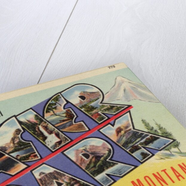Greeting Card from Glacier National Park by Anonymous