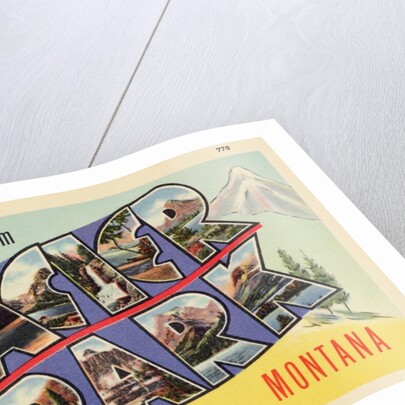 Greeting Card from Glacier National Park by Anonymous