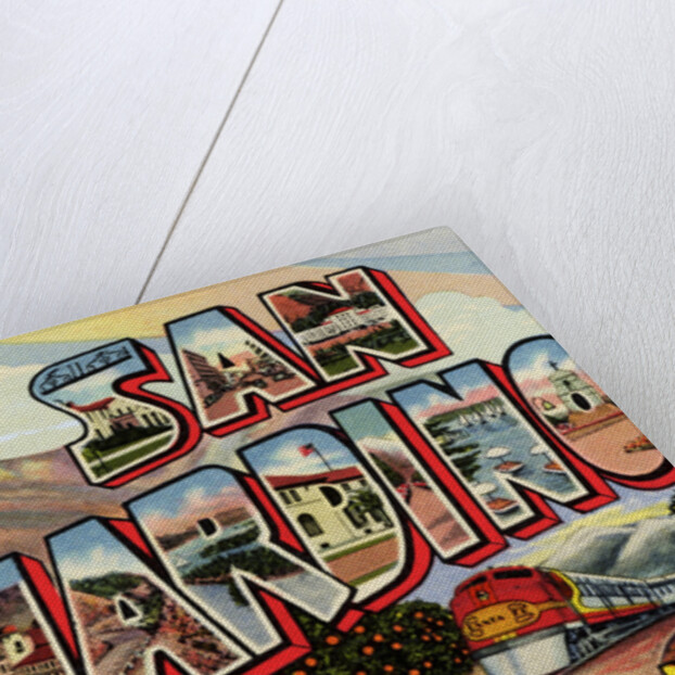 Greeting Card from San Bernardino, California by Anonymous