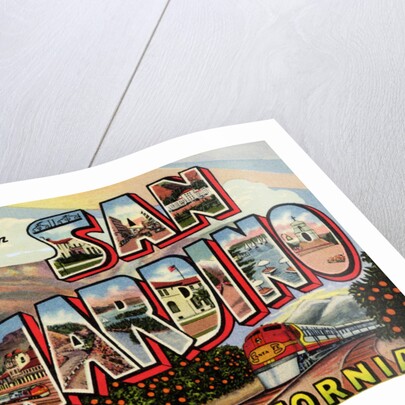 Greeting Card from San Bernardino, California by Anonymous