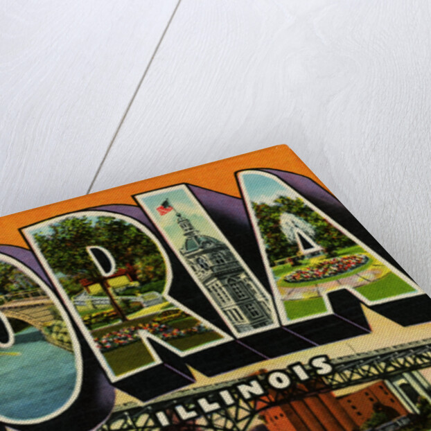 Greetings from Peoria, Illinois Postcard by Anonymous