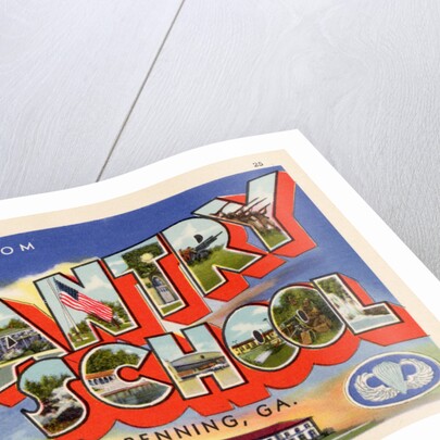 Greeting Card from Ft. Benning Infantry School by Anonymous