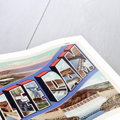 Greeting Card from Grand Coulee Dam, Washington by Anonymous