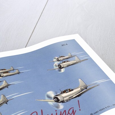 Dive Bombing Planes by Anonymous